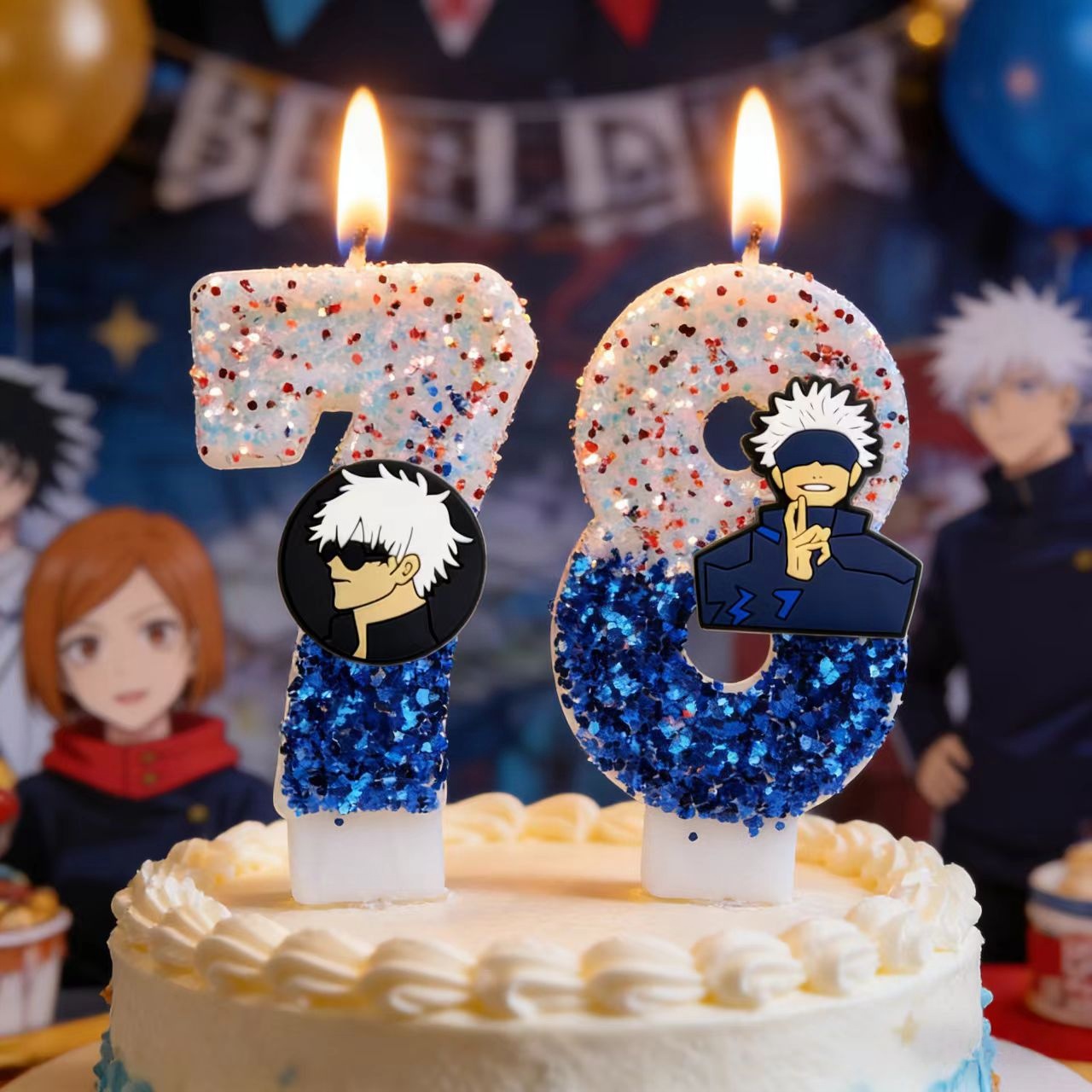 Holiday Candle Set - Anime Jujutsu Kaisen Themen-Kerze Nummer 0-9
