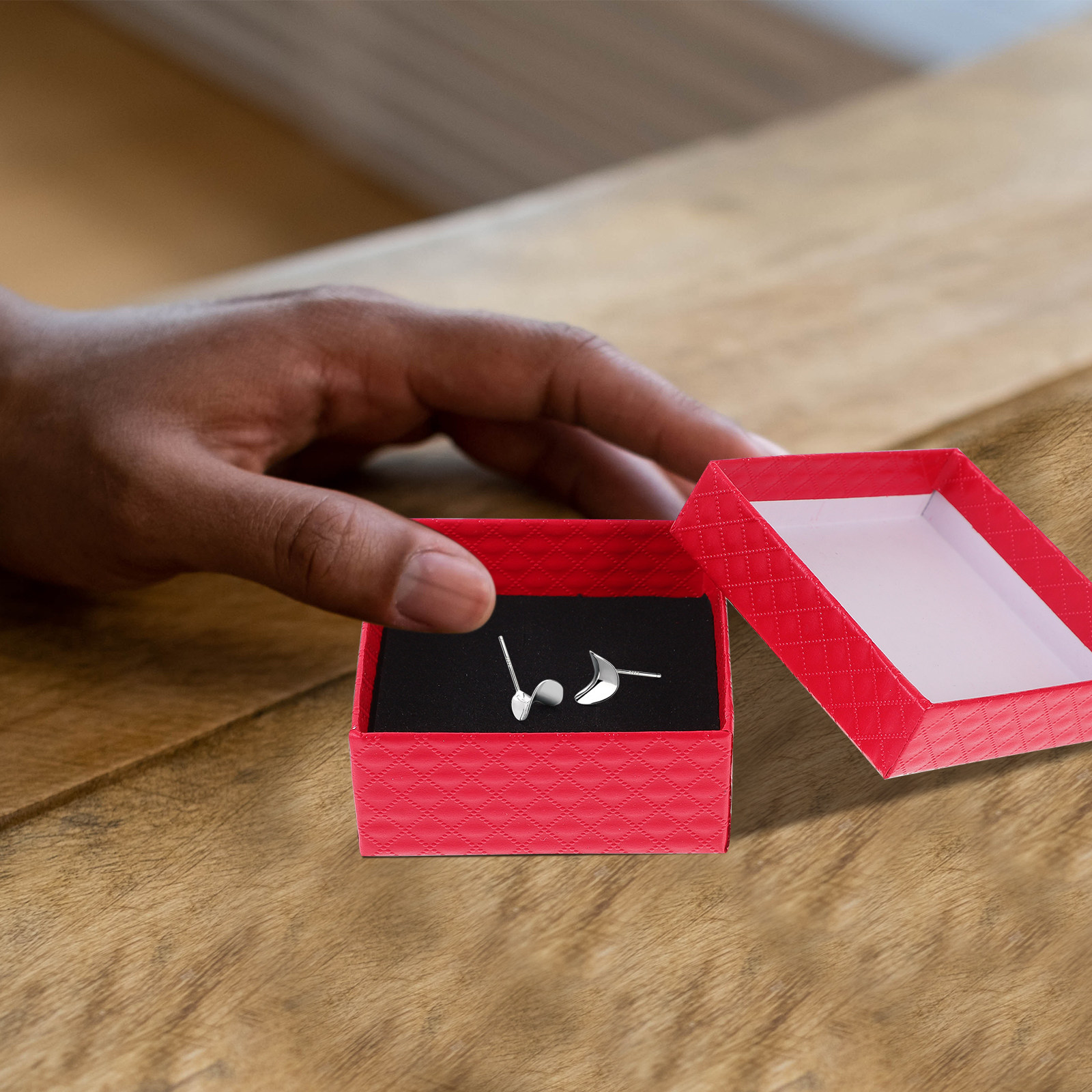 Gift Box Wrap Set - 10-teiliges Set Exquisiter Schmuck-Geschenkboxen für Ringe,