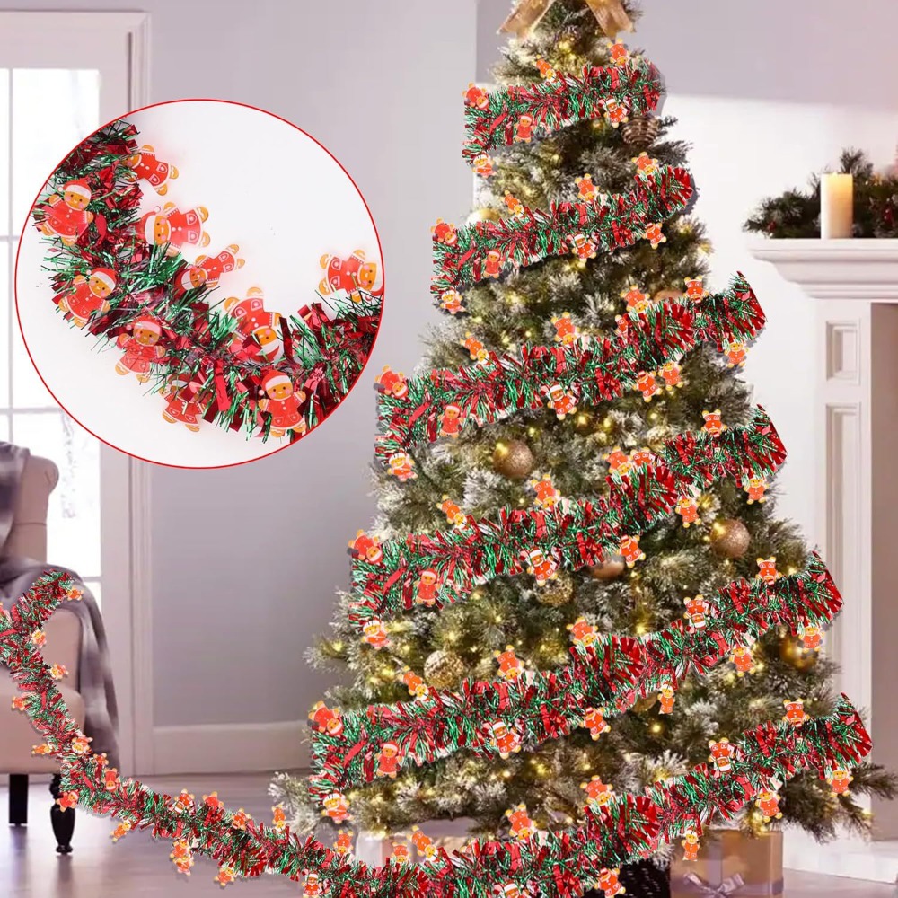 Weihnachtsgirlande aus Lametta – Tinsel Garland Decoration Bewertung und Preis