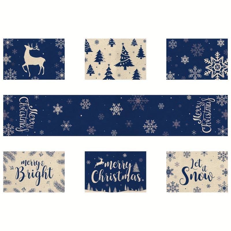 Das 7-teilige Weihnachts-Tisch – Christmas Table Runner Bewertung und Preis