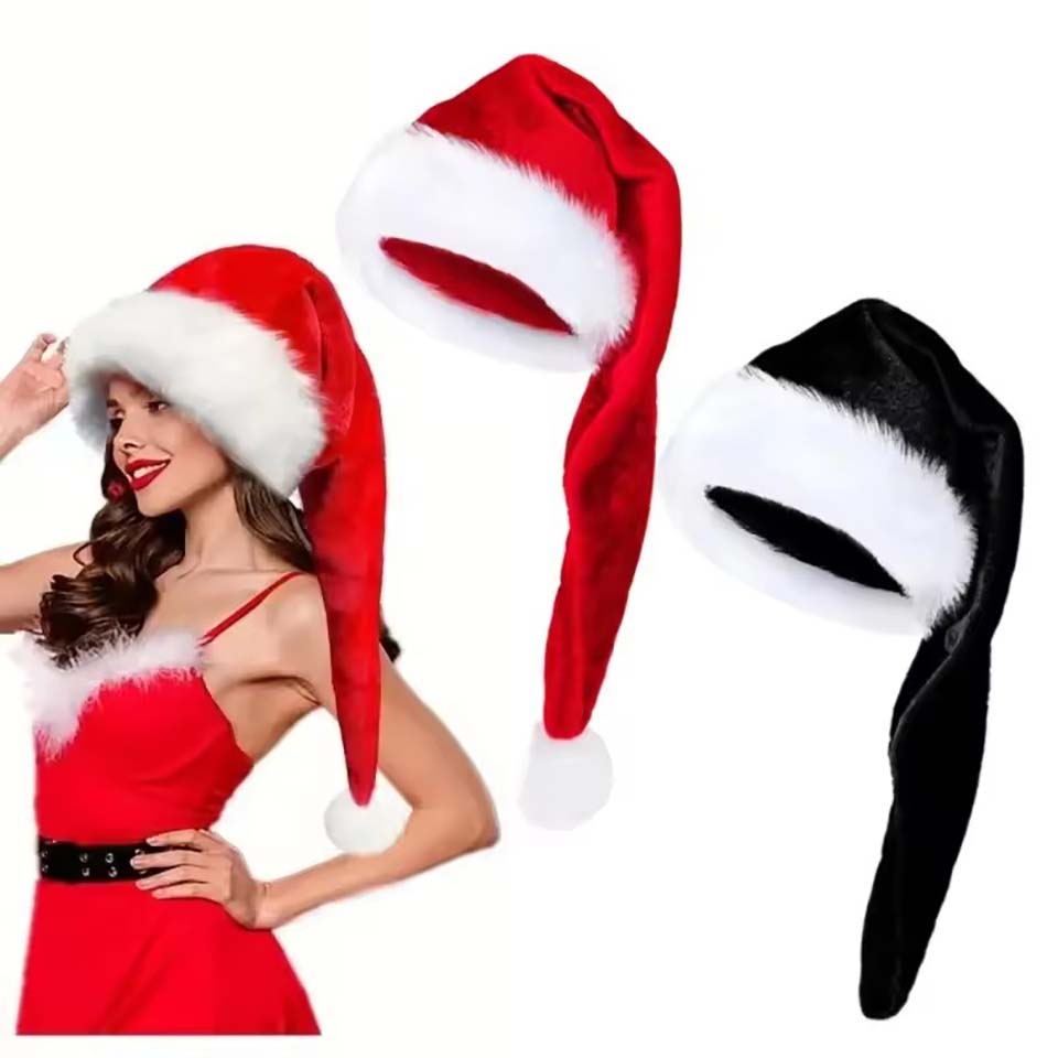 Lange Plüsch-Weihnachtsmütze a – Santa Hat Plush Bewertung und Preis