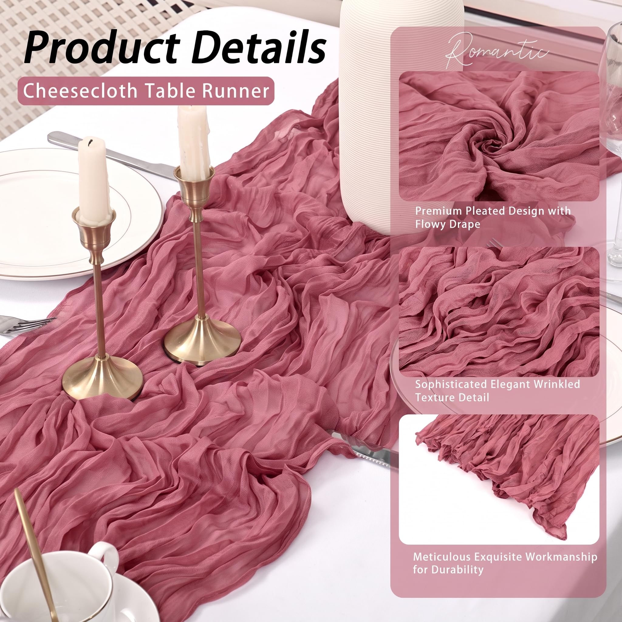 Set aus 10 Tischläufern aus Ga – Christmas Table Runner Bewertung und Preis