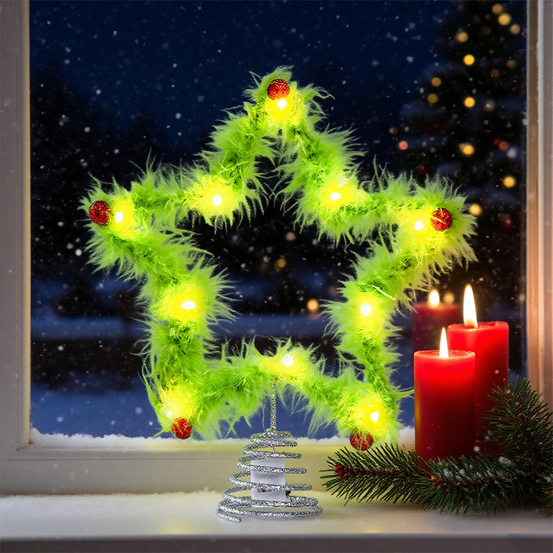 Plüsch fünfzackiger Stern Twis – Star Tree Topper Bewertung und Preis