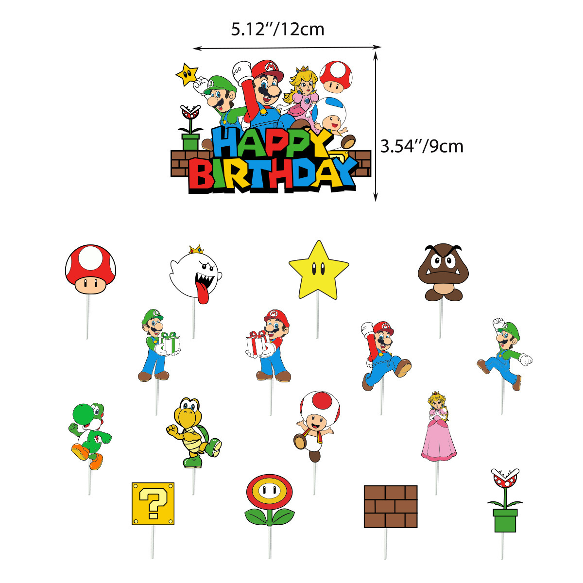 Ballon Mary Mario Tortenflagge – Holiday Candle Set Bewertung und Preis