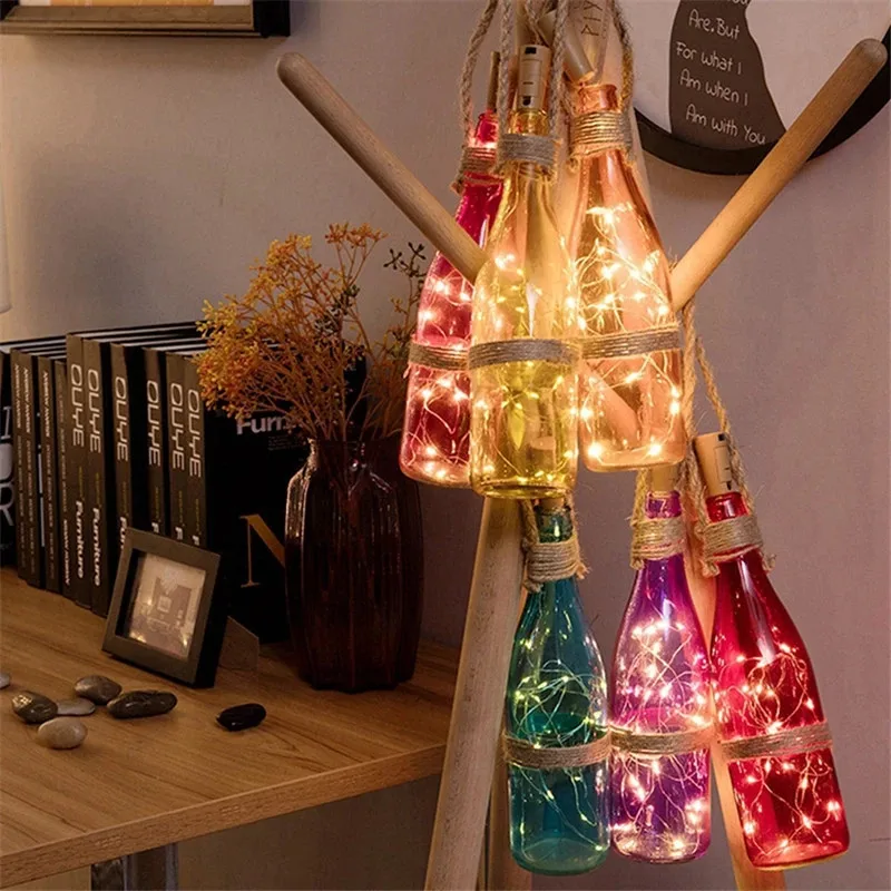 6 stücke 20led Wein Flasche mi – Led Fairy String Lights Bewertung und Preis