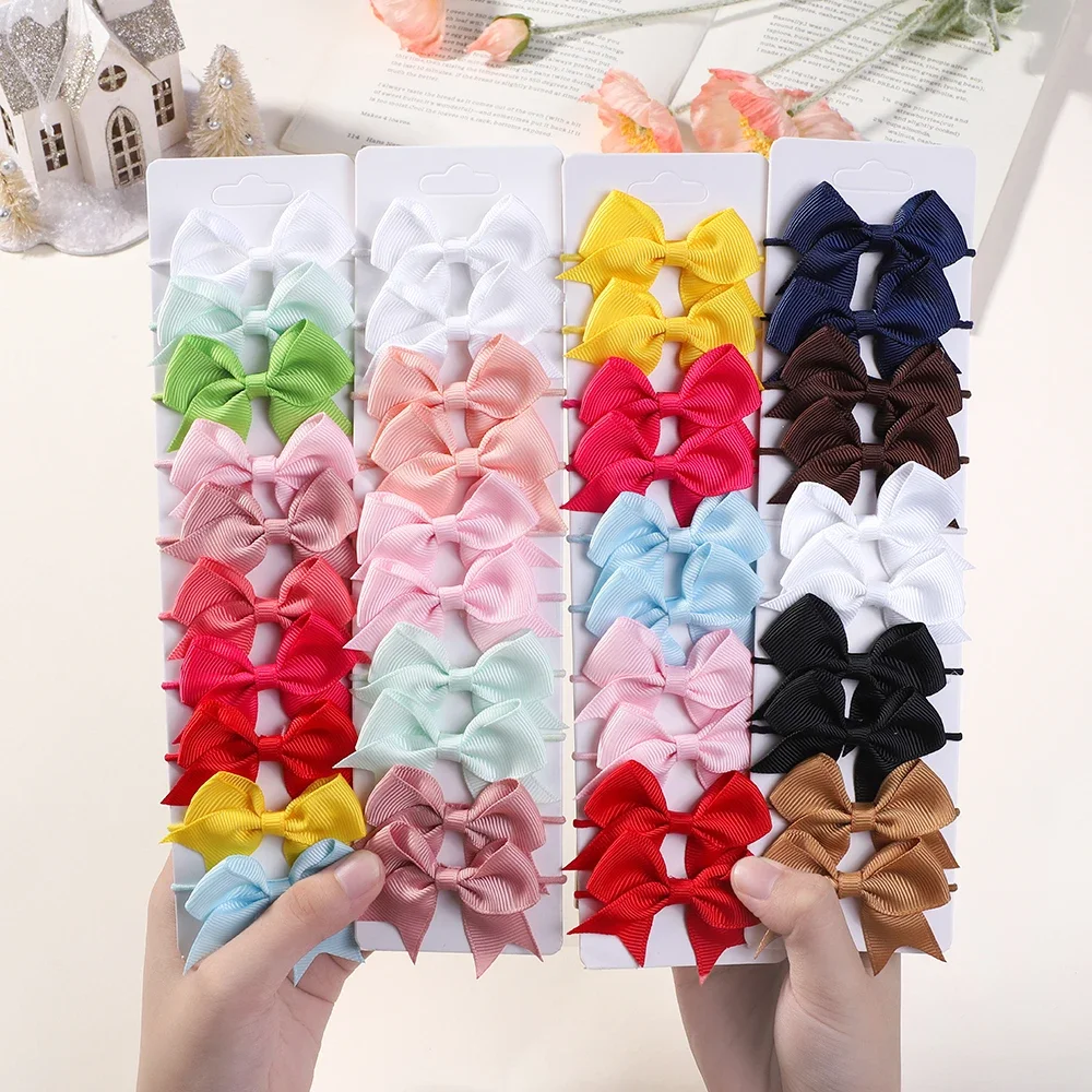 10 Stücke Bögen Elastische Haa – Ribbon Bow Gift Bewertung und Preis