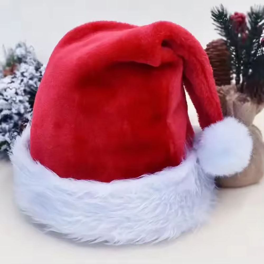 Neue Weihnachtsmütze für Erwac – Santa Hat Plush Bewertung und Preis