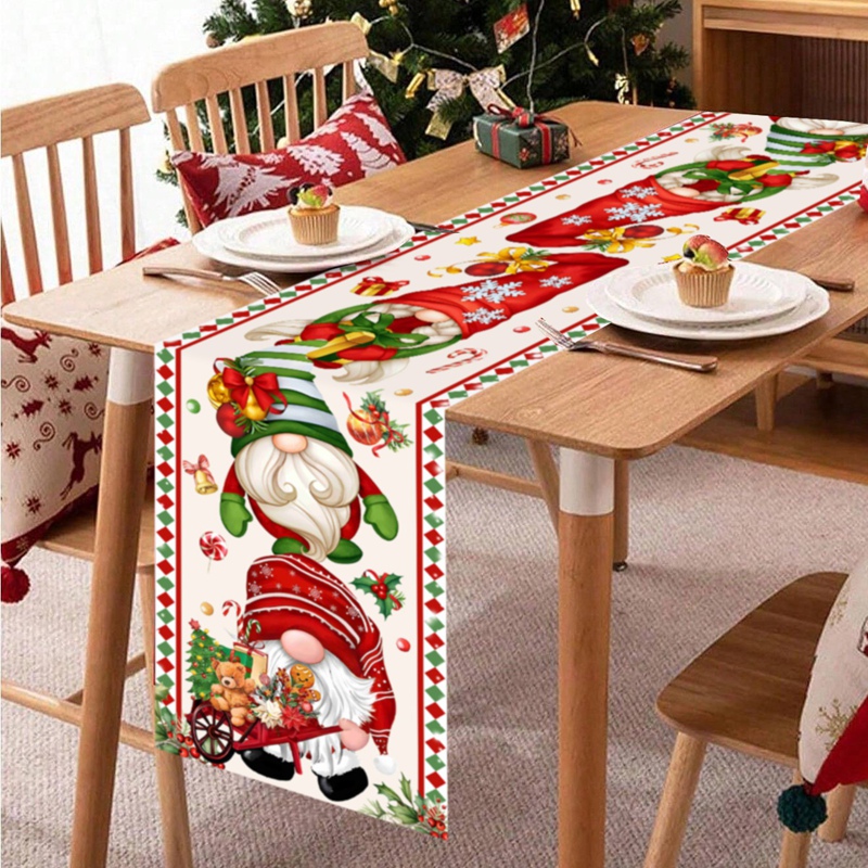 Weihnachts-Tischläufer, gesich – Christmas Table Runner Bewertung und Preis
