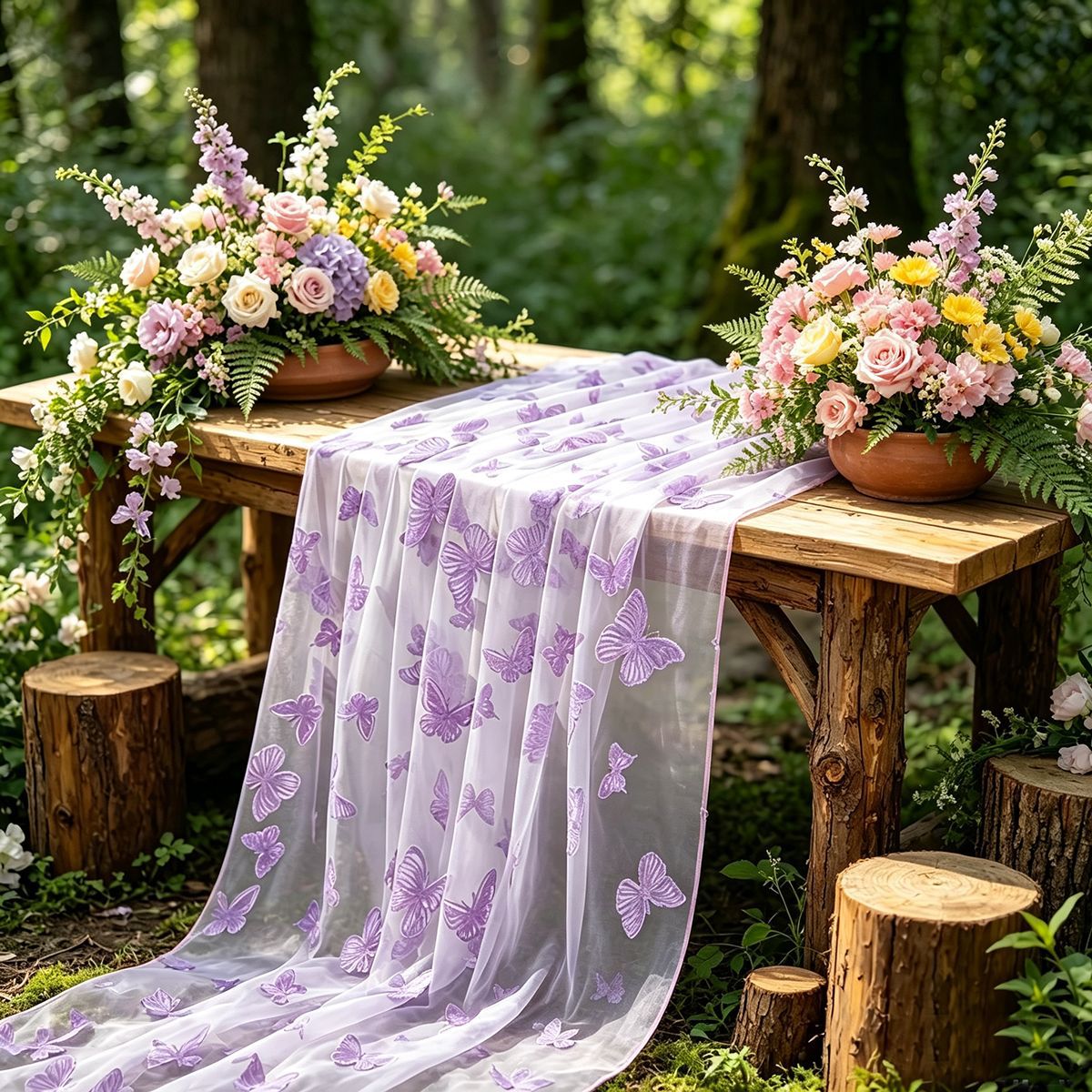 Nylon-Tüll-Tischläufer mit Sch – Christmas Table Runner Bewertung und Preis