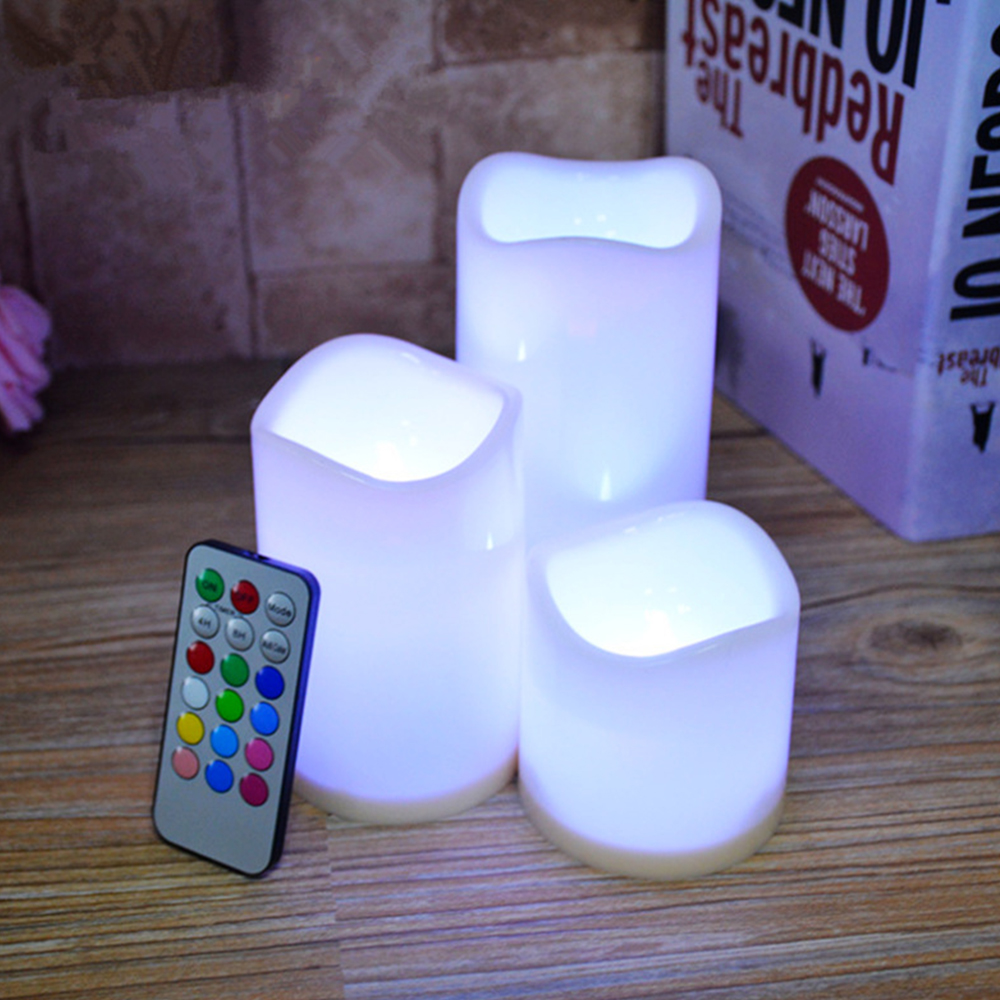 3-teiliges Set LED Flammenlose – Holiday Candle Set Bewertung und Preis