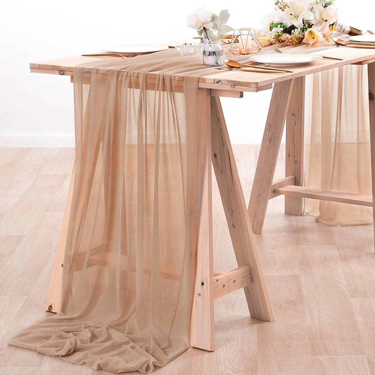 Chiffon-Tischläufer, nackt, tr – Christmas Table Runner Bewertung und Preis