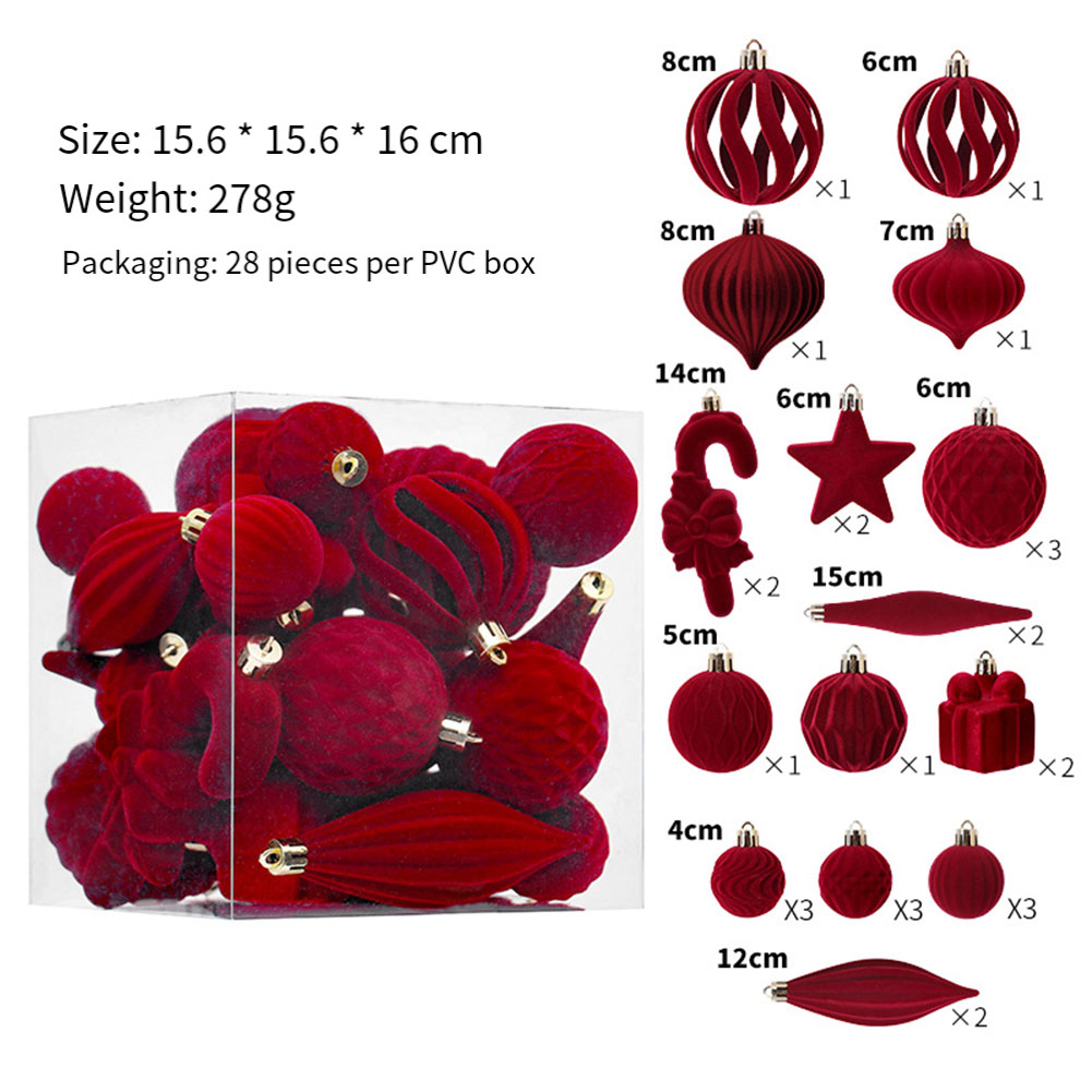    28PCS Weihnachten Kugeln W – Ornament Ball Set Bewertung und Preis