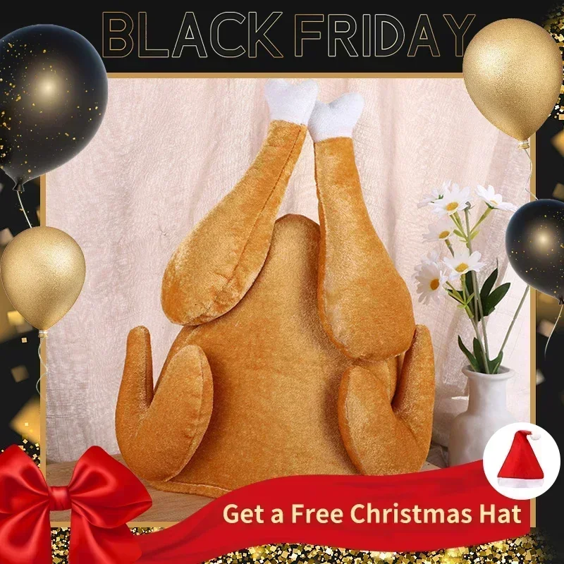 Neue Plüsch geröstete Thanksgi – Santa Hat Plush Bewertung und Preis