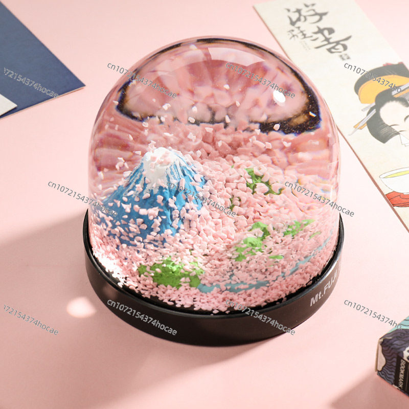 Romantische Kirschblüten-Krist – Snow Globe Musical Bewertung und Preis