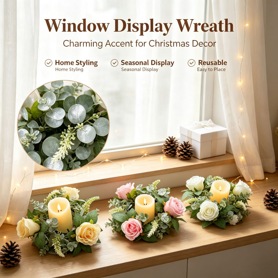 Künstlicher Rosenkranz in Form – Holiday Candle Set Bewertung und Preis