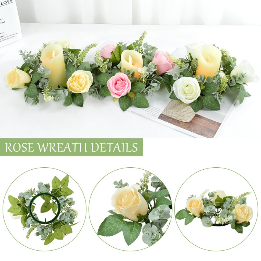 Künstlicher Rosenkranz in Form – Holiday Candle Set Bewertung und Preis