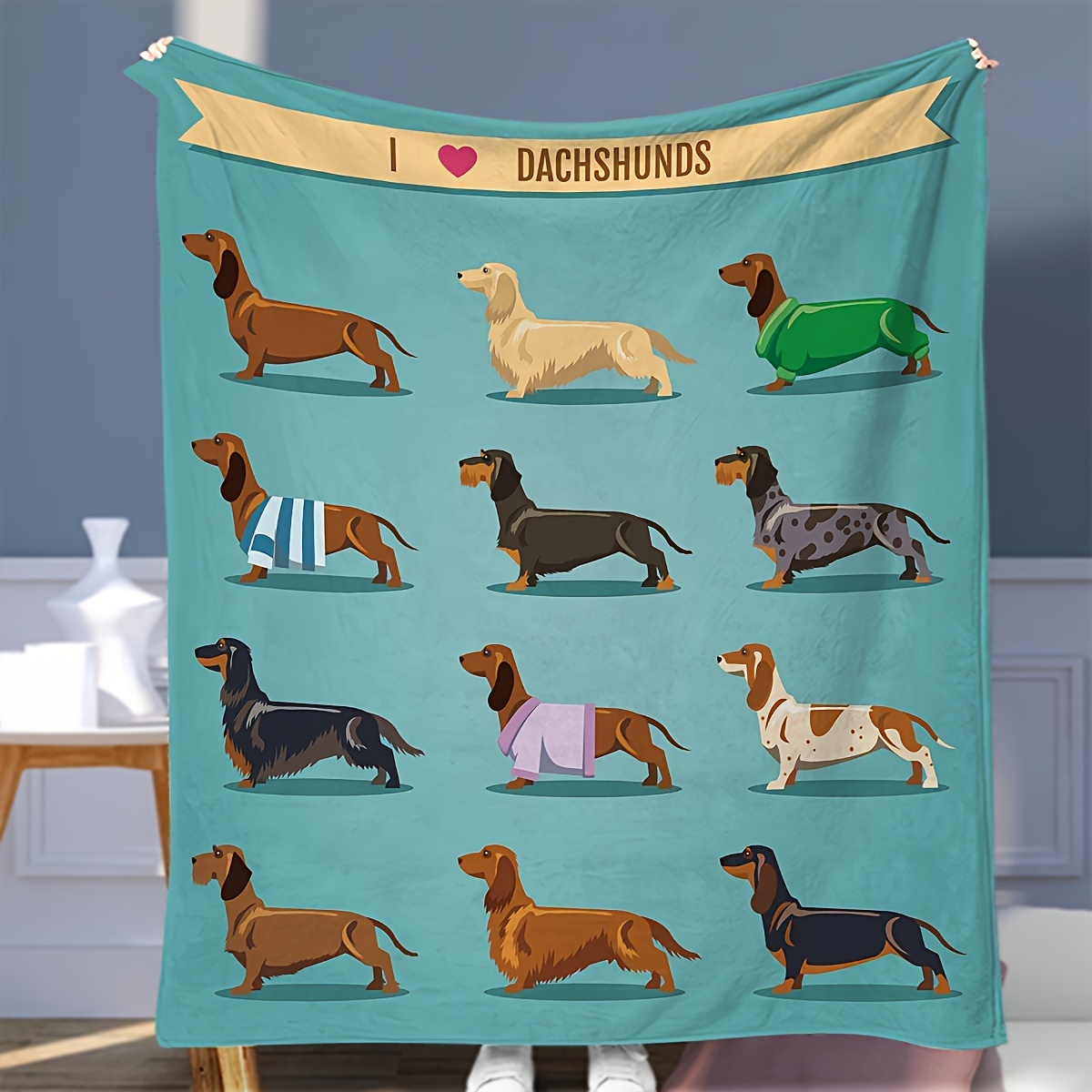 Niedliche Weihnachts-Dackel-Hu – Christmas Throw Blanket Bewertung und Preis