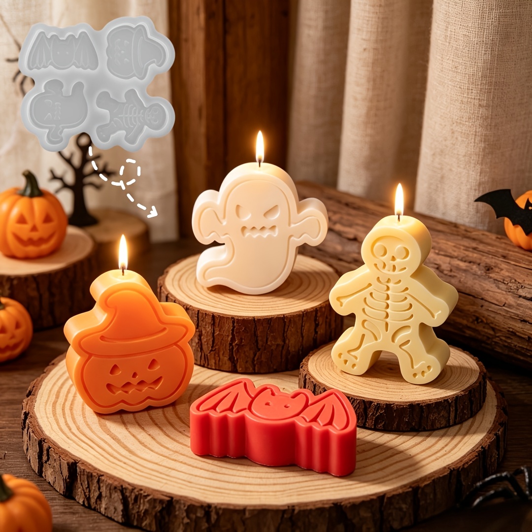 4-fach Silikonharzform-Set für – Holiday Candle Set Bewertung und Preis