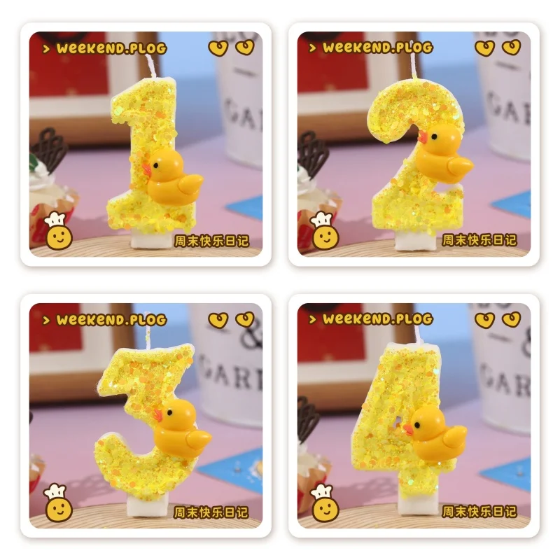 3D Mini Gelbe Enten Thema Kerz – Holiday Candle Set Bewertung und Preis